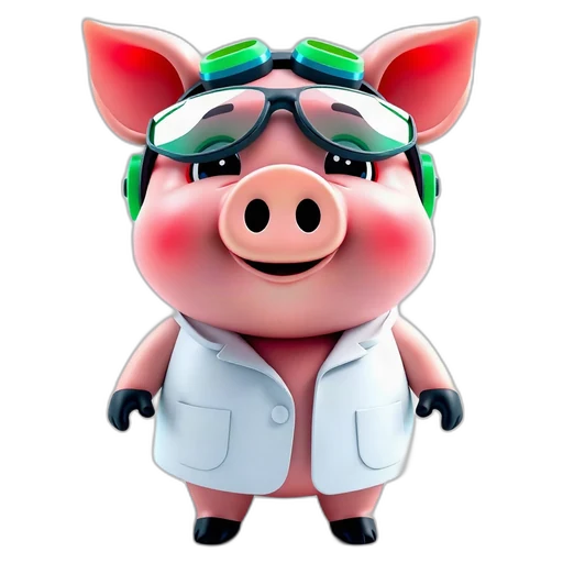 Pigo, the lab pig